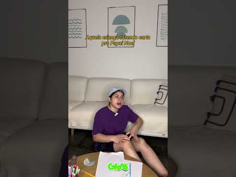 BÁRBARA COURA | AQUELA CRIANÇA FAZENDO CARTA PARA O PAPAI NOEL I Mundo Gloob #Shorts