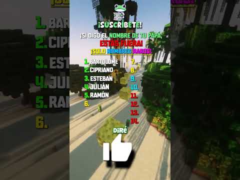 ¡SI DIGO EL NOMBRE DE TU PAPÁ, ESTÁS FUERA! 😮❌ #shorts