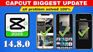Capcut 14.8.0 Update | CapCut PRO Export & No Internet Problem Fix | Capcut New Update