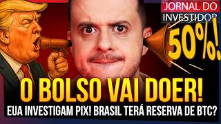 JÁ ESTÁ VALENDO!  Tarifa de 50% no lombo do brasileiro! EUA miram o Pix! FIIs e ações no radar!