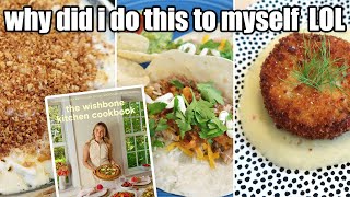 Making Wishbone Kitchen recipes from the cookbook! (HARD😭)