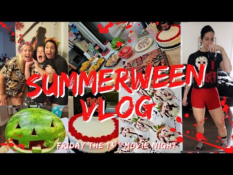 Summerween Vlog: Friday the 13th Movie Night🖤