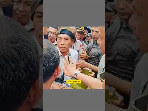 MENTRI BAHLIL KENA SEMPROT WARGA YANG KESAL DAN MARAH ATAS KEBIJAKAN TERBARU