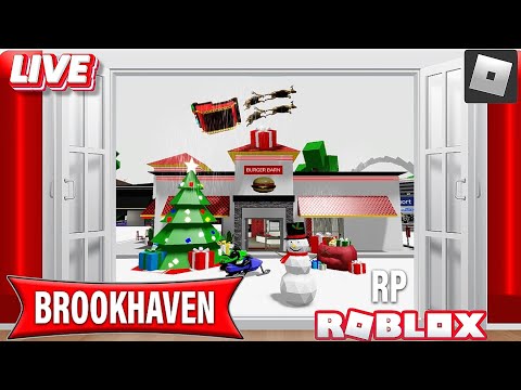 BROOKHAVEN RP CHRISTMAS 🎄🎁 - ROBLOX LIVE STREAM #roblox #shortlive
