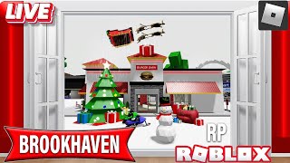 BROOKHAVEN RP CHRISTMAS 🎄🎁 - ROBLOX LIVE STREAM #roblox #shortlive