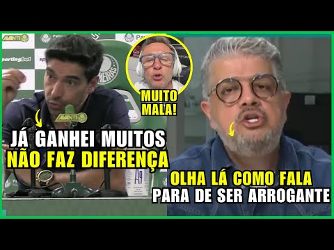 ABEL DÁ DECLARAÇÃO POLÊMICA E IMPRENSA DETONA ARROGÂNCIA DO TREINADOR DO PALMEIRAS NA COLETIVA
