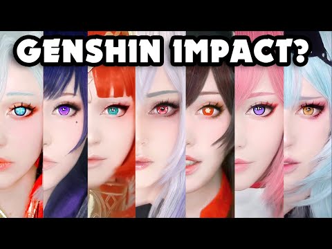 Which Contact Lenses are ACTUALLY good for Genshin Impact cosplays? (Full Ranking!)