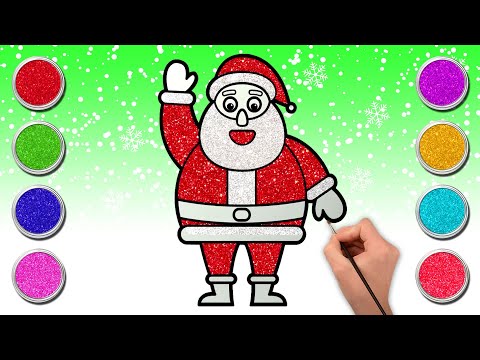 How to Draw Santa Claus 🎅 | Fun Christmas Drawing for Kids by HooplaKidz How To