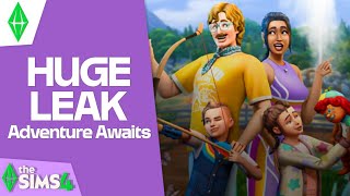 NEW LEAK! The Sims 4 Adventure Awaits COVER ART Revealed!