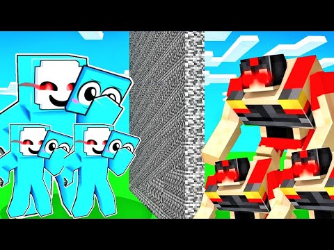 1,0000 Invictor Malvado VS 1,000 Awita Mutante (Batalla de Mobs en Minecraft)