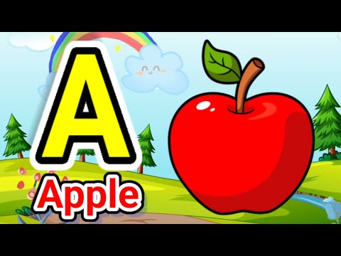 preschool and toddler learning video | phonics sounds | a for apple b for ball | #toddlers #kids  14