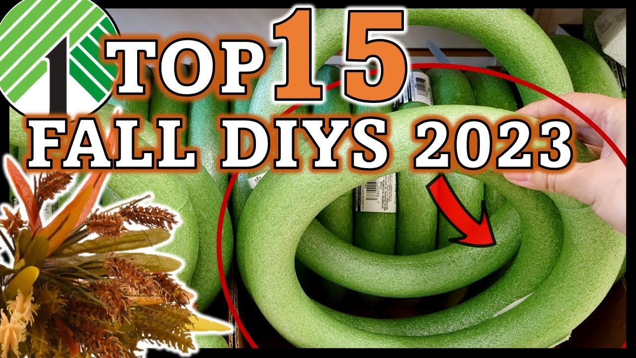 15 GENIUS Dollar Tree FALL DIYS – *NOT TACKY 2023! (5 minutes or less!)
