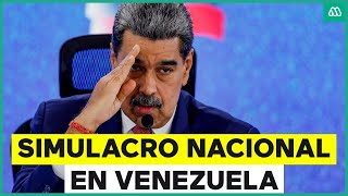 Entre tensiones con EE.UU: Nicolás Maduro llama a simulacro nacional en Venezuela