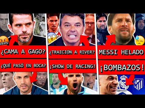 CAOS en BOCA ¿Cama a GAGO?+ RIVER fue TRAICIONADO?+ RACING brilló+ MESSI congelado+ CHAMPIONS sorteo