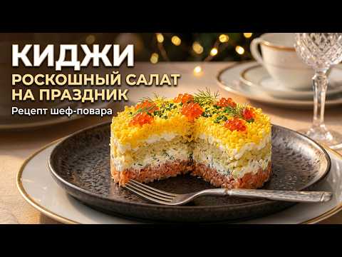 Cалат Кидзи роскошное блюдо к праздничному столу. Легкие закуски - легко и просто.