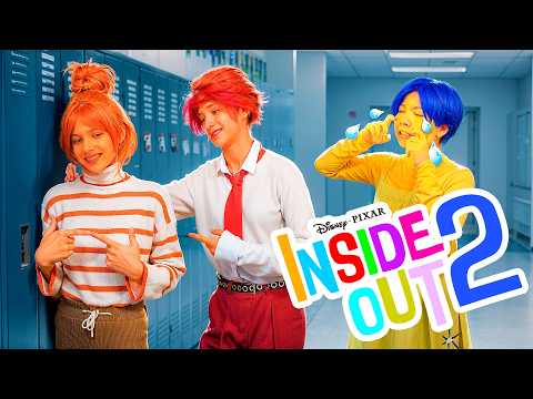 If Emotions from Inside Out 2 went to school! Inside Out 3 in real life!