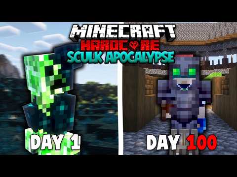 100 Hari Minecraft Hardcore SCULK APOCALYPSE