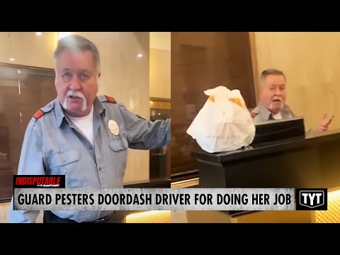 WATCH: Overzealous Security Guard Picks Fight With The Wrong DoorDash Driver