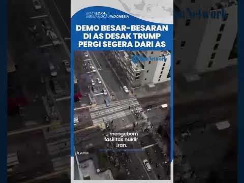 Demo Besar-besaran Terjadi di AS, Kibarkan Slogan Desak Donald Trump Pergi Segera dari Washington