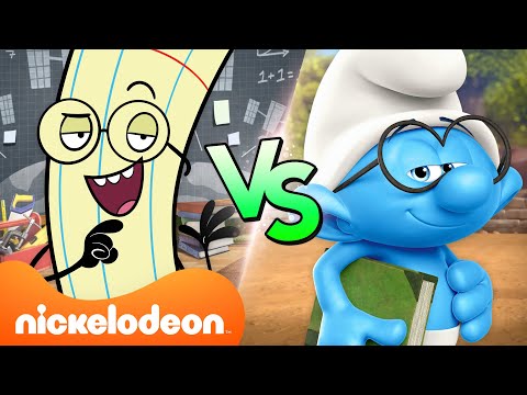 مفكر Smurf ضد الورق: من الأذكى؟ 🧠 | نيكلوديون | Nickelodeon Arabia