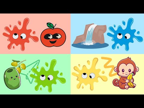 اغنية الالوان تعليم الألوان للأطفال باللغة العربية  | Learn Colors in Arabic for Kids