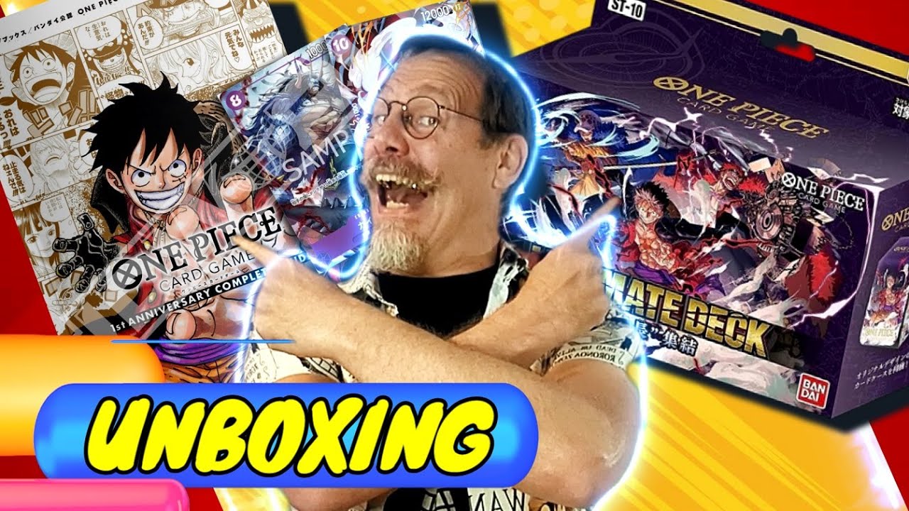 UN UNBOXING DE FOU : LE MEILLEUR DECK ONE PIECE CARD GAME ET UN LIVRE BIBLE POUR LES COLLECTIONNEURS