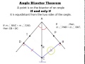 Exploring Perpendicular and Angle Bisectors