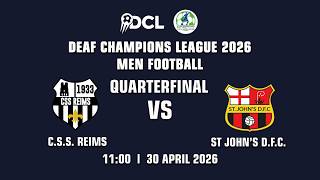 Football 2026 | Men | QUARTERFINALS | GAME 20 | C.S.S. REIMS vs ST JOHN'S D.F.C.
