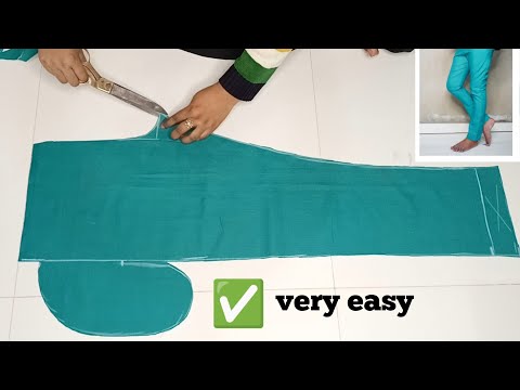 Pocket Ke Sath very Easy Trouser Pant Cutting And Stitching/ Women's Pant Cutting And Stitching Pant