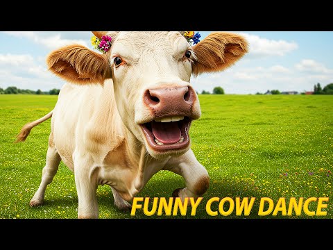 गाय का फनी डांस 🎶 | Amazing Cows Dance Song | Official Music Video | Funny Cow Videos