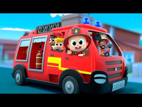 Ruedas en el Camión de Bomberos - Canciones y Rimas Infantiles | Miliki Family