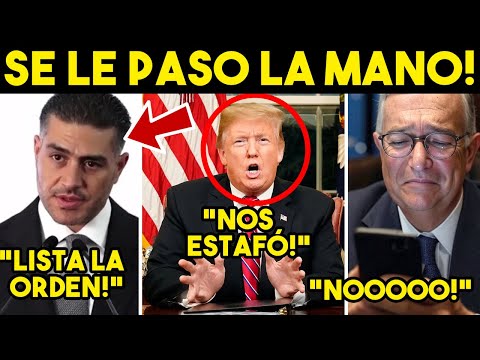 KARMA TOTAL! TRUMP NO PERDONA, LE SACA ADVERTENCIA. 1NFELIZ SALE A LLORAR, ESTO SE ACABO