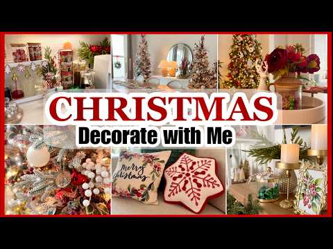 NEW CHRISTMAS DECORATE WITH ME | CHRISTMAS DECOR 2024