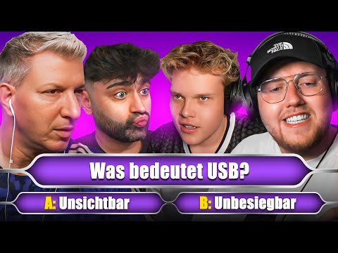 Quizshow, ABER jede Frage wird SCHWERER!🧐 mit Zarbex, Schradin, Nooreax & Huy