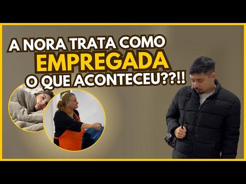 A nora trata a sogra como empregada.