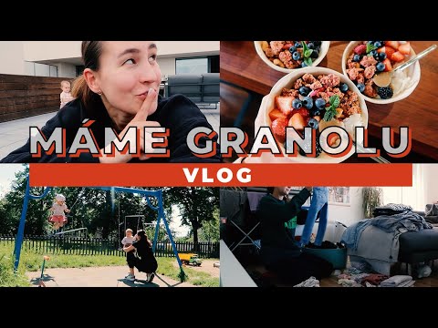 VLOG | Máme granolu! První MG akce, cvičení a terasa.