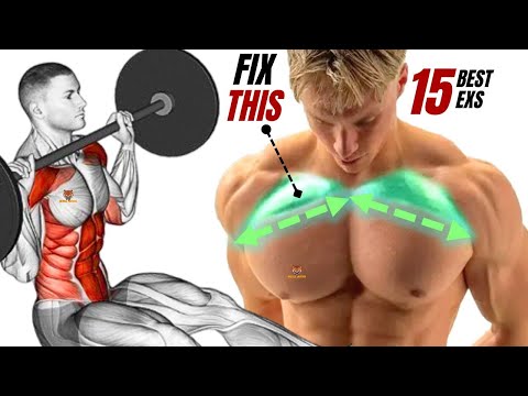 15 best upper chest exercises with BARBELL only at home or at gym