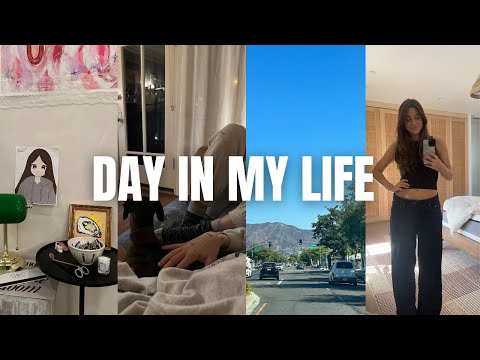 HOME VLOG: packing for long weekend, coffee shop work day + making spring rolls!