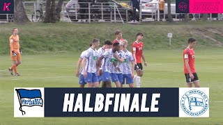 Hertha-Nachwuchs schießt sich ins Finalderby | Hertha BSC U17 - Hertha 03 Zehlendorf U17