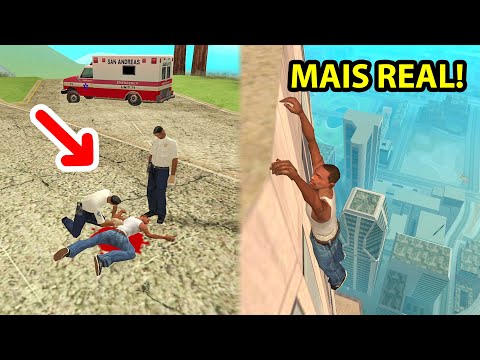 Botei OUTROS MODS que deixaram o GTA SA BEM REALISTA (Mudou MUITO)