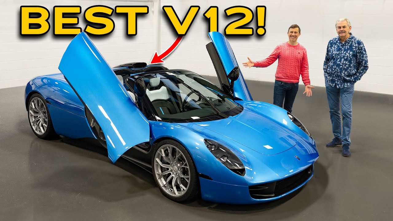 New V12 supercar with 11, 100rpm redline!