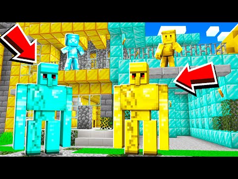 فلم ماين كرافت :  قولم الدايموند ضد قولم القولد ؟!! 😱🔥
