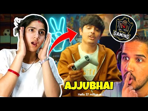 LIVE AJJUBHAI FACE REVEAL VIDEO REACTION || TOTAL GAMING FACE REVEAL || AJJUBHAI FACE REVEAL || WOW