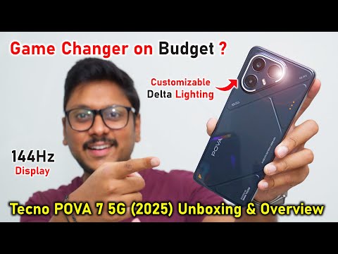Game Changer Phone under 15K Budget ..? 🔥Tecno POVA 7 (2025) with Delta Lighting 😱