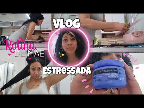 VLOG- O DIA TODO SENDO ESTRESSADA - ROTINA DE MÃE - FAXINA NO BANHEIRO - TESTEI EUDORA NOS CABELOS✨