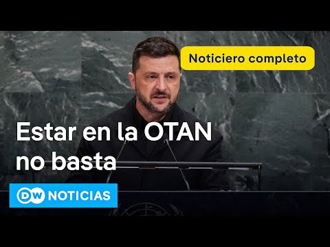 🔴 DW Noticias 24 de septiembre: Zelenski dice que "no existen las garantías de seguridad"