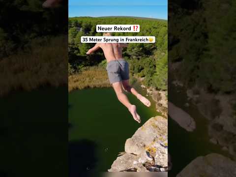 35 Meter Sprung😮Neuer Rekord⁉️#freerunningschlappen #jump #janschlappen