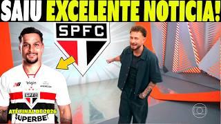 GLOBO ESPORTE SÃO PAULO!!  SEGUNDA DE EXCELENTE NOTICIA DO SÃO PAULO! SAIU O ANUNCIO OFICIAL ARTHUR!