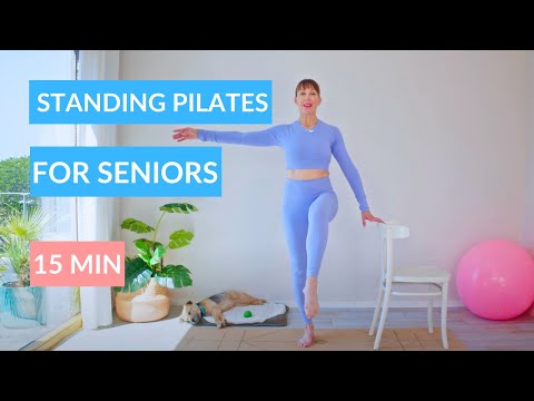 Standing Pilates for Seniors: Balance and Coordination Routine | 15 MIN