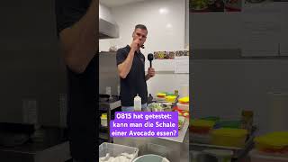 0815 hat getestet, ob man die Schale einer Avocado essen kann. Was meinst du? Antwort im Video.